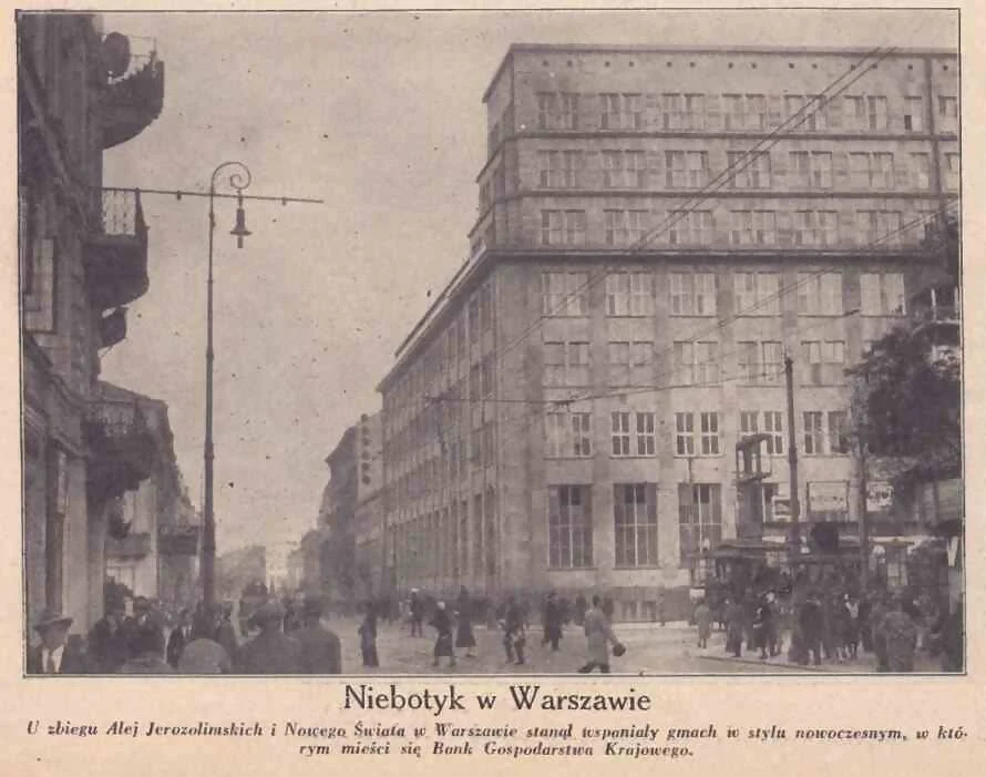 BGK był jednym z najwyższych budynków w przedwojennej Warszawie