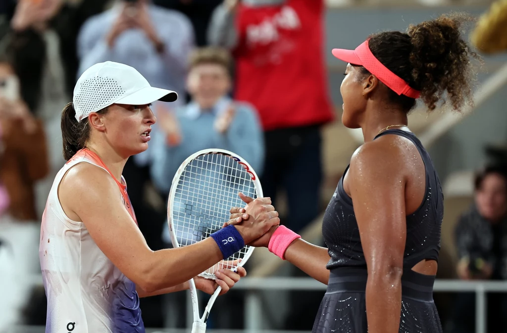 Iga Świątek i Naomi Osaka Iga Świątek i Naomi Osaka