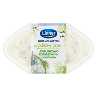 Lisner Śledź atlantycki w lekkim sosie jogurtowo koperkowym z ogórkiem 280 g