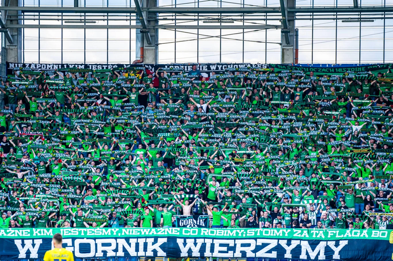 Kibice z Łęcznej na Arenie Lublin 