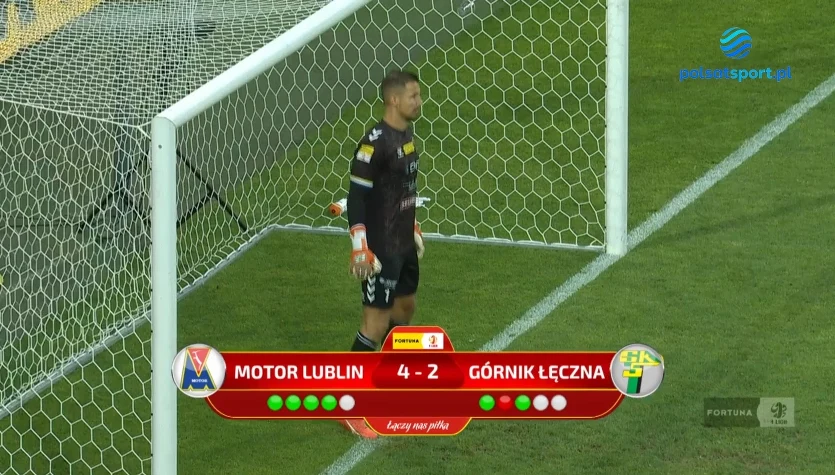 Motor Lublin - Górnik Łęczna. Skrót meczu. WIDEO