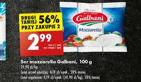 Galbani Ser mozzarella 100 g niska cena