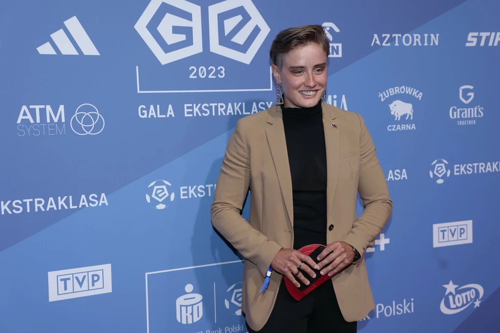 Katarzyna Zillmann podczas gali Ekstraklasy Katarzyna Zillmann podczas gali Ekstraklasy