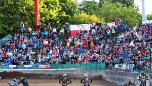 Stadion w Pradze podczas rundy Grand Prix Czech.