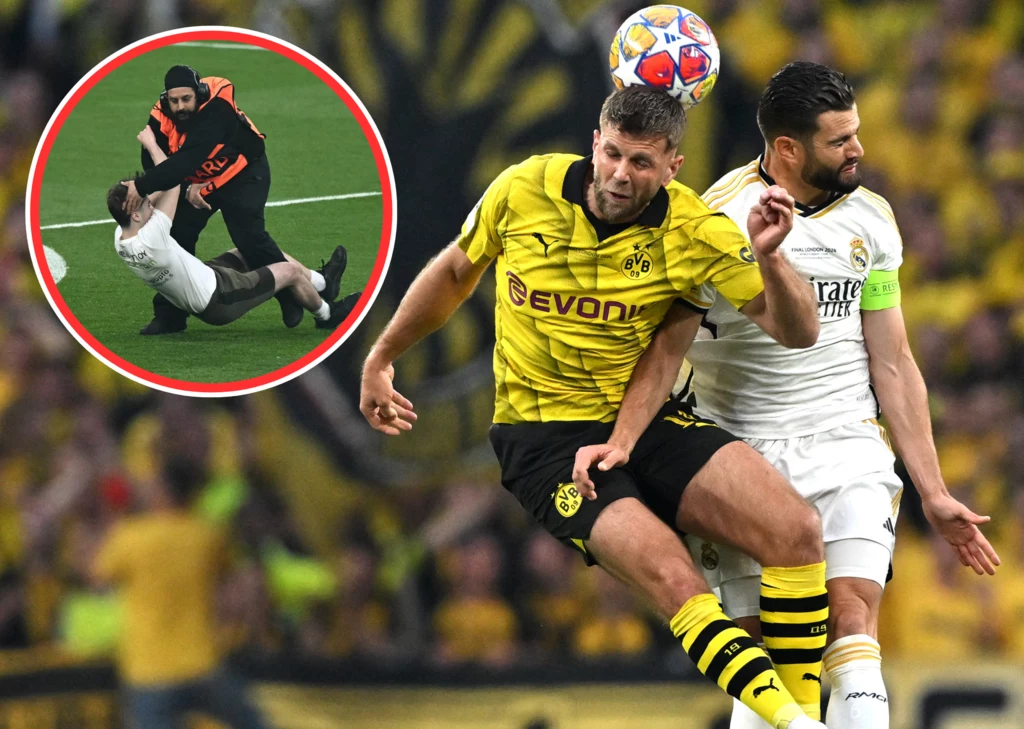 Sceny z początku finału Ligi Mistrzów Borussia Dortmund - Real Madryt Sceny z początku finału Ligi Mistrzów Borussia Dortmund - Real Madryt