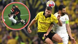 Sceny z początku finału Ligi Mistrzów Borussia Dortmund - Real Madryt