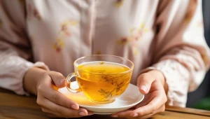 Wypij po tłustym posiłku lub wieczorem na lepszy sen. Działa też moczopędnie