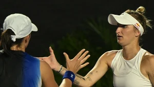 Iga Świątek i Marketa Vondrousova, 30.10.2024 r.