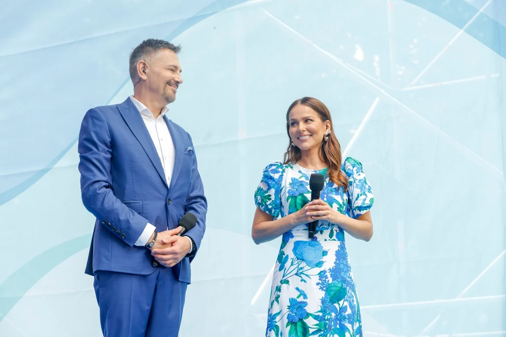 Krzysztof Ibisz i Paulina Sykut-Jeżyna Krzysztof Ibisz i Paulina Sykut-Jeżyna