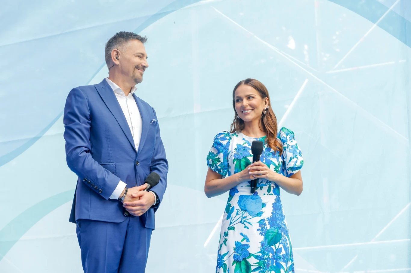 Krzysztof Ibisz i Paulina Sykut-Jeżyna Krzysztof Ibisz i Paulina Sykut-Jeżyna