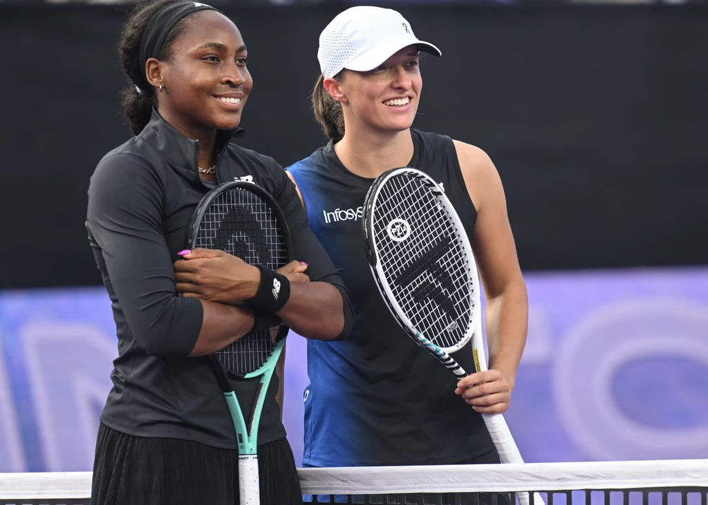 Coco Gauff i Iga Świątek Coco Gauff i Iga Świątek