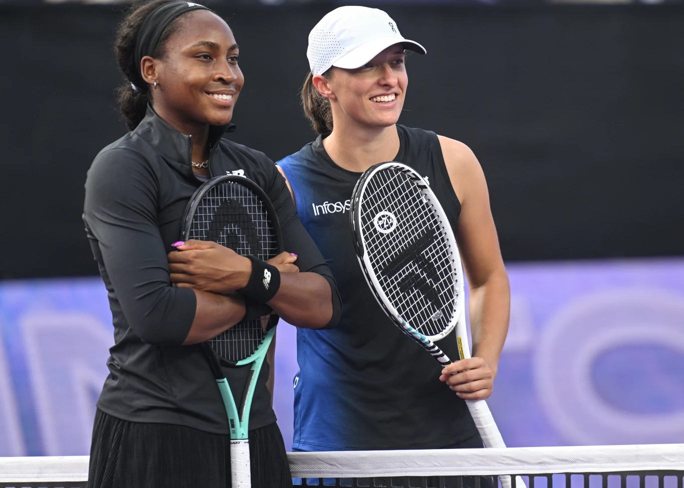 Coco Gauff i Iga Świątek