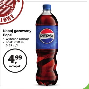 Pepsi-Cola Napój gazowany 0,85 l niska cena