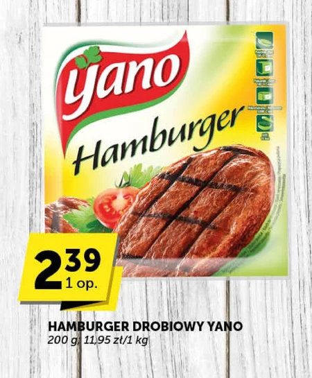 Yano Hamburger drobiowy classic 200 g