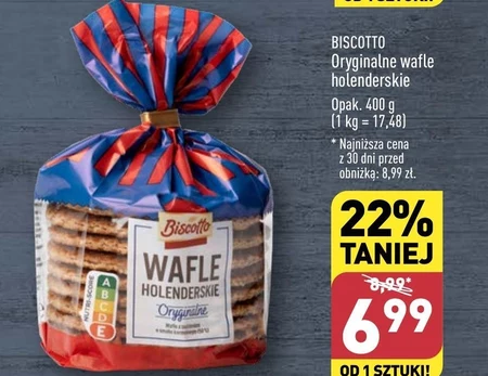 Wafle holenderskie Biscotto