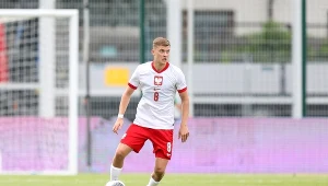 Jakub Kałuziński w barwach młodzieżowej reprezentacji Polski