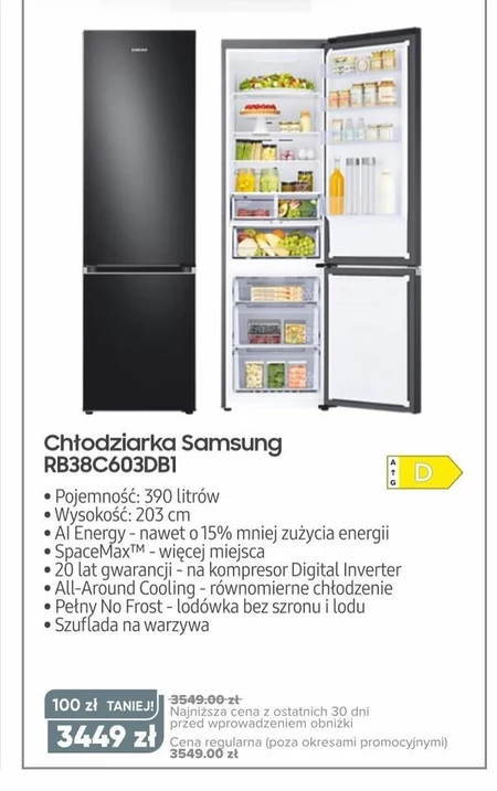 Chłodziarka Samsung