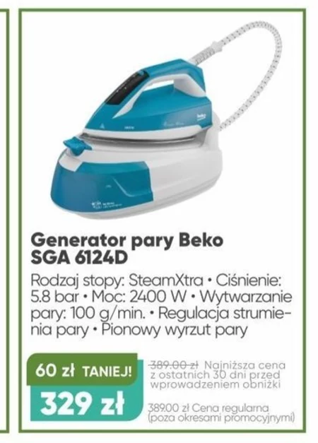 Generator pary Beko