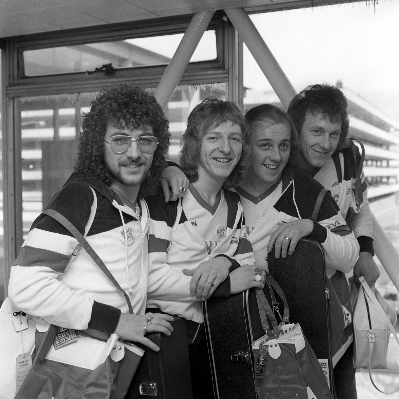 Black Lace w 1979 r. - pierwszy z lewej Colin Gibb Black Lace w 1979 r. - pierwszy z lewej Colin Gibb