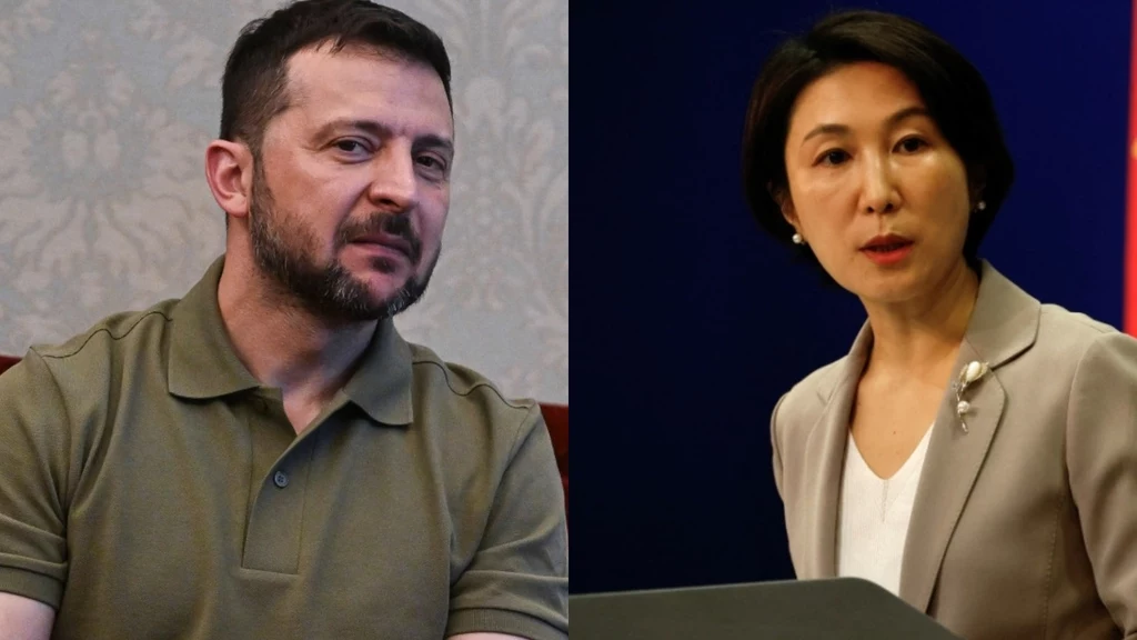 Chiny odpowiadają na zarzuty Zełenskiego Chiny odpowiadają na zarzuty Zełenskiego
