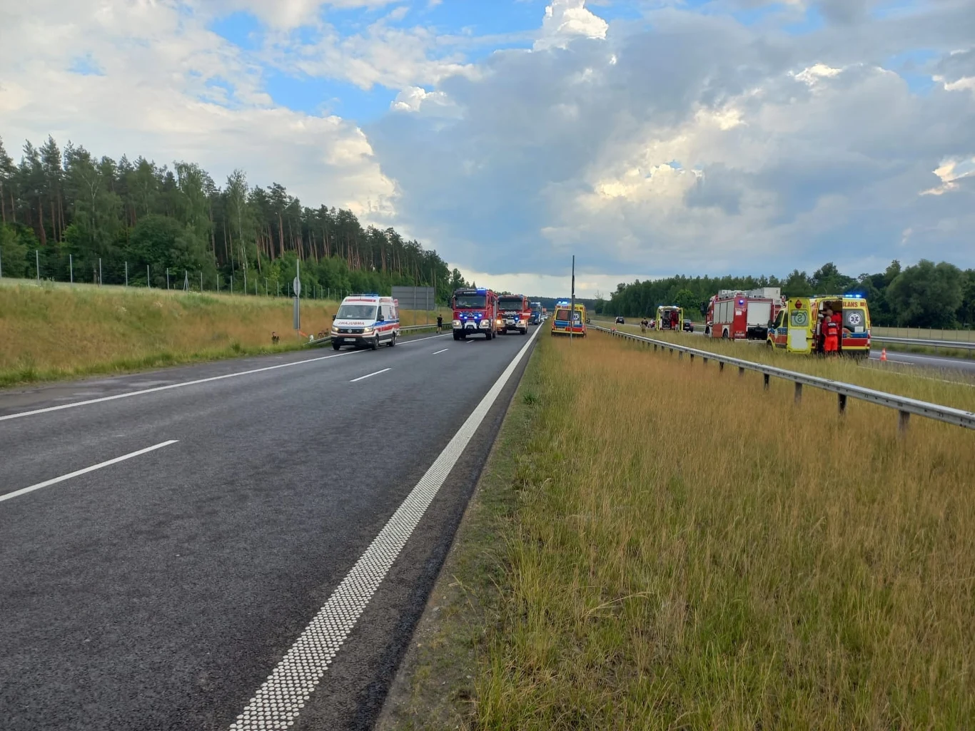 Wypadek na S7 pod Nidzicą Wypadek na S7 pod Nidzicą