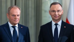 Premier Donald Tusk oraz prezydent Andrzej Duda