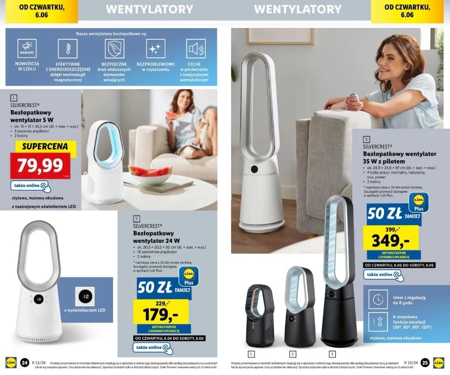Lidl oferuje wentylatory bezłopatkowe o 50 zł taniej!