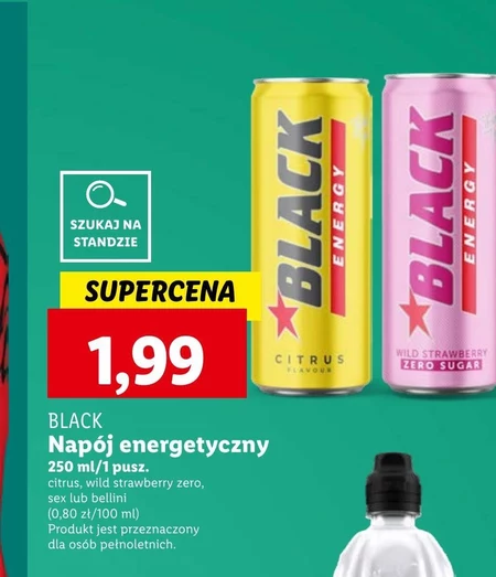 Napój energetyczny Black