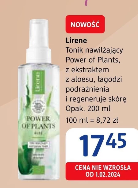 Tonik nawilżający Lirene