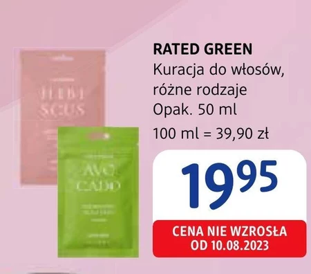 Kuracja do włosów Rated Green