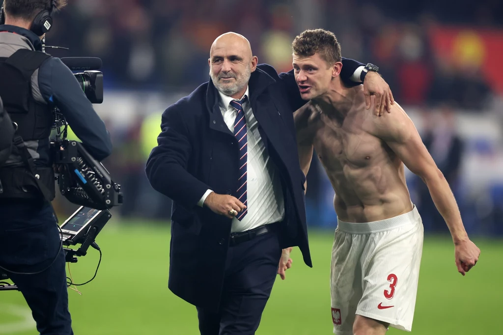 Selekcjoner Michał Probierz i Paweł Dawidowicz Selekcjoner Michał Probierz i Paweł Dawidowicz