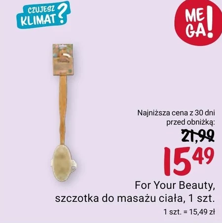 Szczotka do masażu For Your Beauty