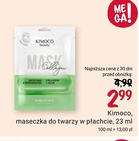 Maseczka do twarzy Kimoco