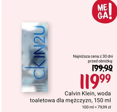 Туалетна вода для чоловіків Calvin Klein