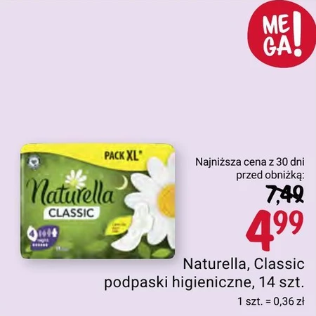 Podpaski Naturella