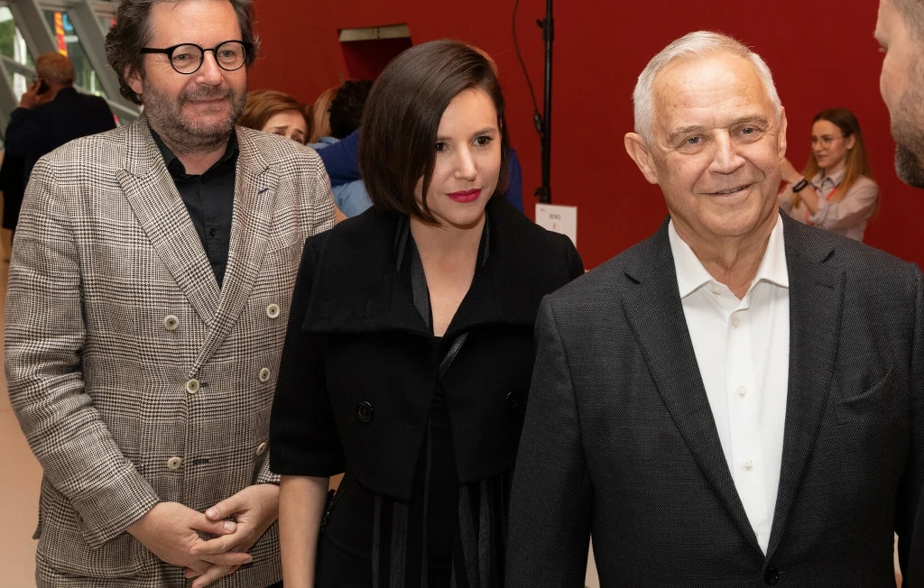 Grzegorz Turnau z córką i zięciem Grzegorz Turnau z córką i zięciem