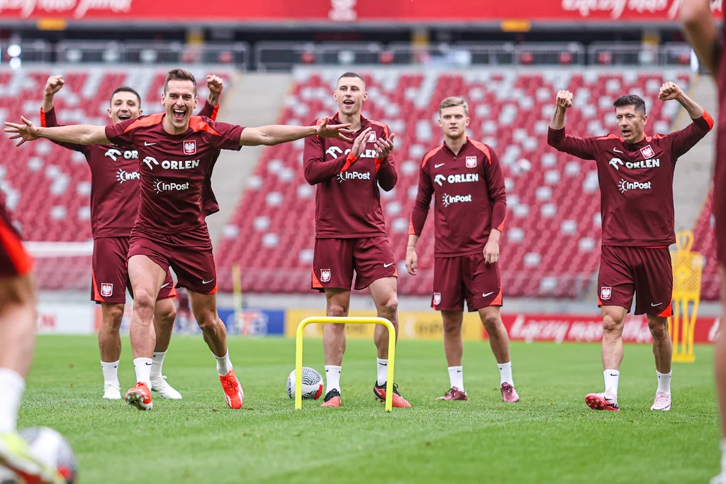 Trening reprezentacji Polski Trening reprezentacji Polski