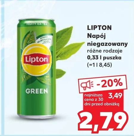 Lipton Ice Tea Green Napój niegazowany z ekstraktem zielonej herbaty 330 ml