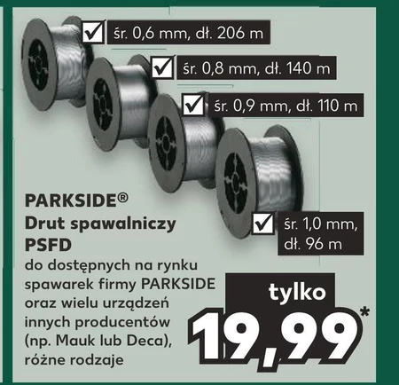 Drut spawalniczy Parkside