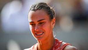 Aryna Sabalenka podczas ćwierćfinału Roland Garros