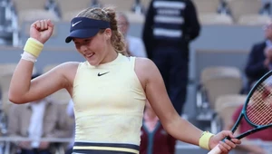 Mirra Andriejewa podczas Roland Garros