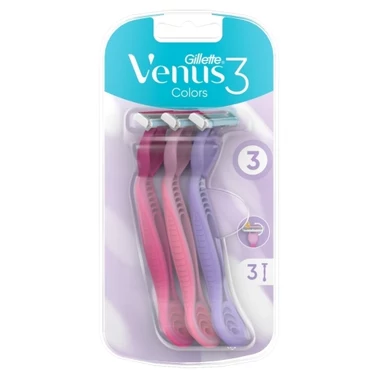 Gillette Venus 3 Colors Maszynki jednorazowe, liczba sztuk w opakowaniu: 3 - 0