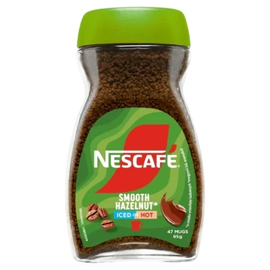 Nescafé Aromatyzowana kawa rozpuszczalna o smaku orzechów laskowych 95 g - 0