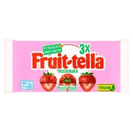 Fruittella Cukierki do żucia truskawka 3 x 41 g