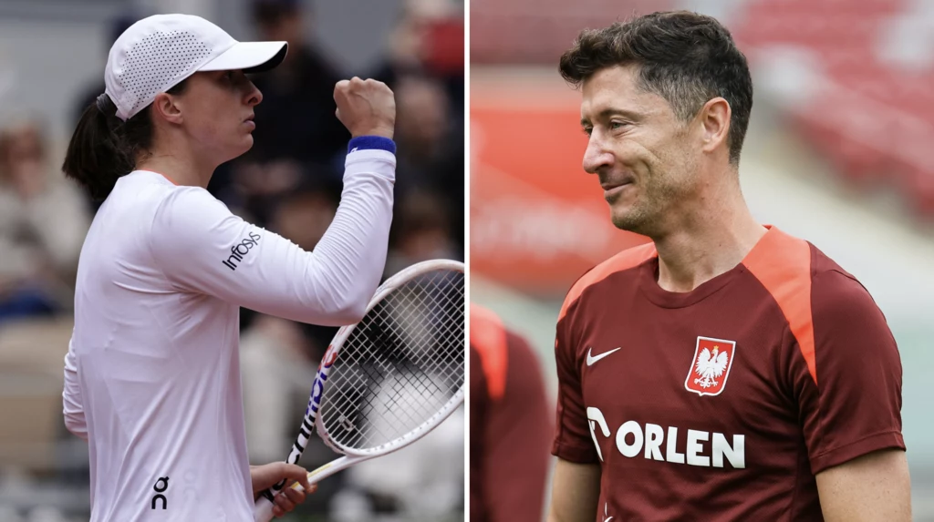 Robert Lewandowski powiedział, co sądzi o Idze Świątek Robert Lewandowski powiedział, co sądzi o Idze Świątek