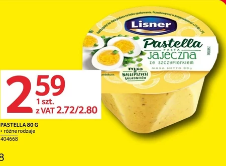 Lisner Pastella Pasta jajeczna ze szczypiorkiem 80 g