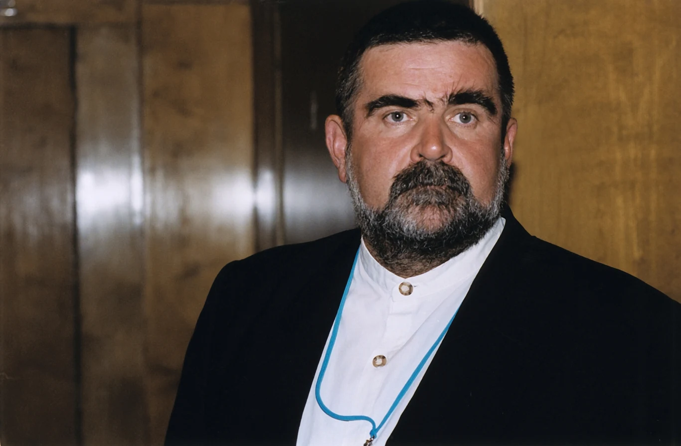 Janusz Rewiński w 2001 r. Janusz Rewiński w 2001 r.