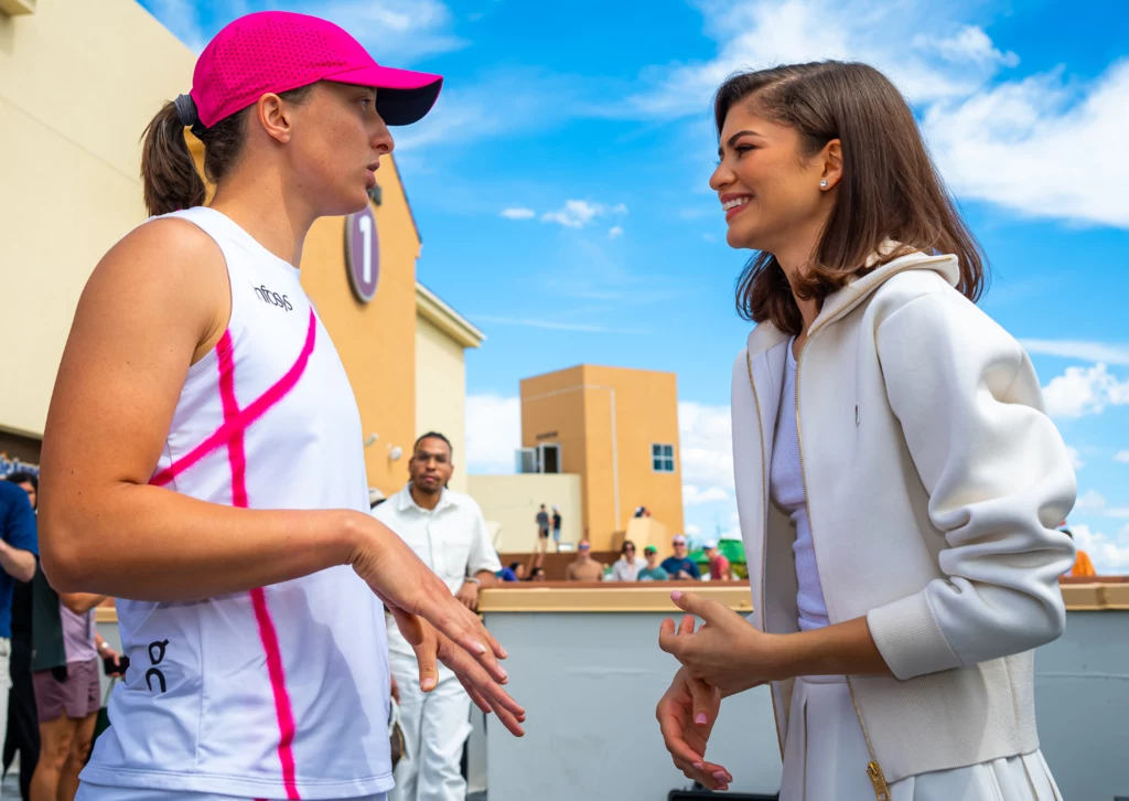 Iga Świątek i Zendaya Iga Świątek i Zendaya