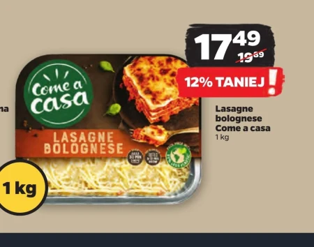 Come a Casa Lasagne Bolognese 1 kg