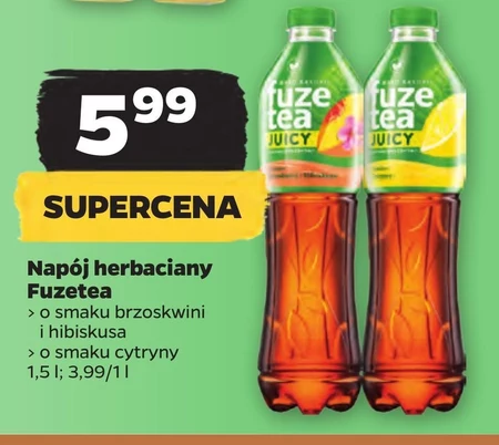 Fuze Tea Napój niegazowany o smaku cytrusowym 1,5 l